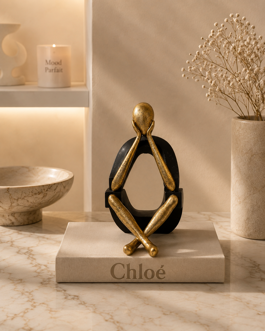 Golden Thinking Figure
