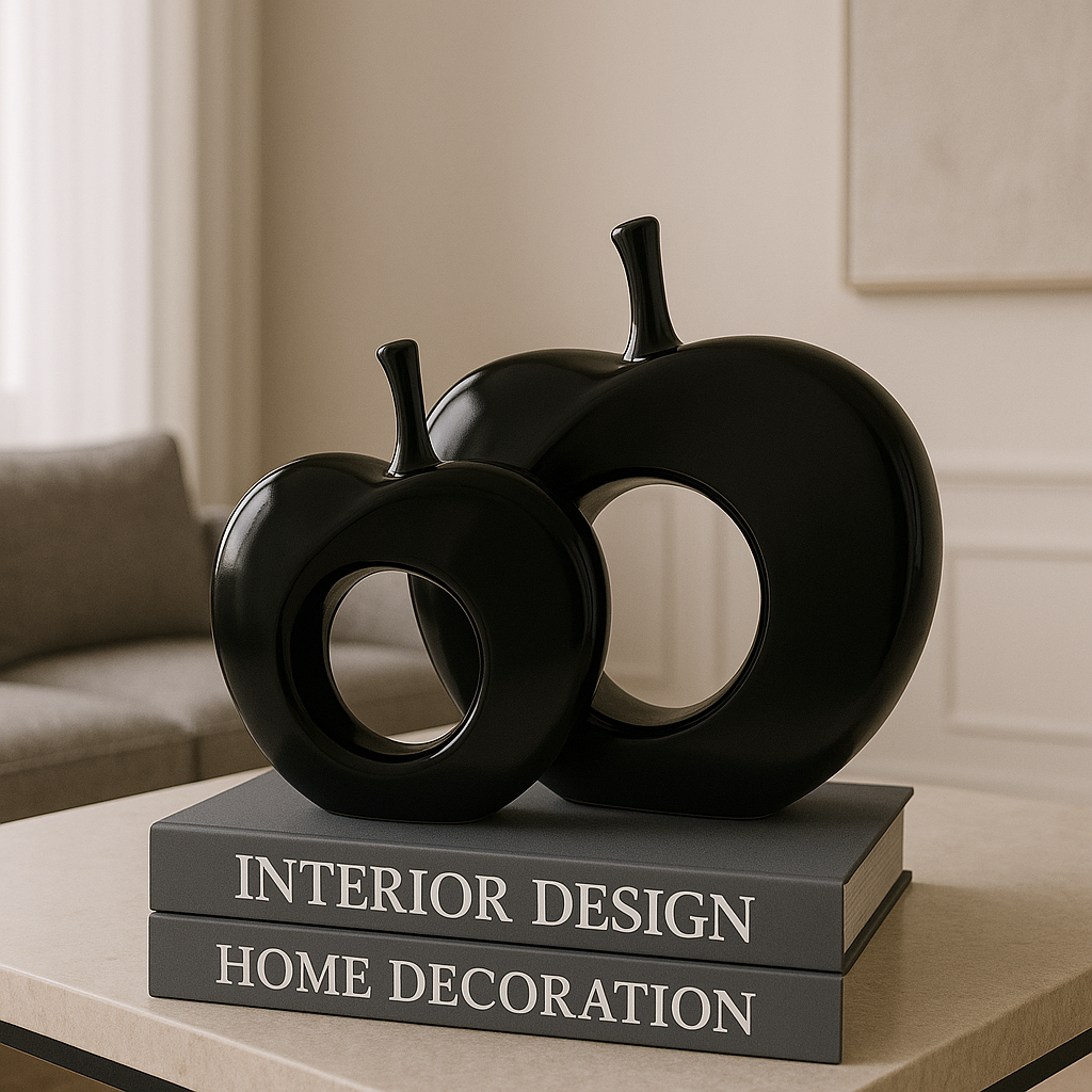 Modern Sculptural Apple
