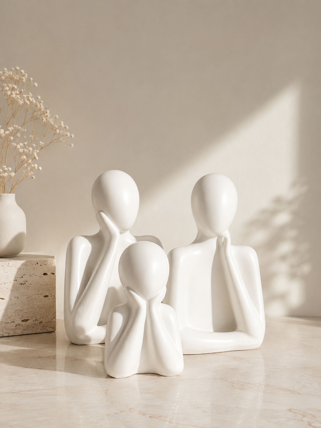 Abstract Family Sculpture Set