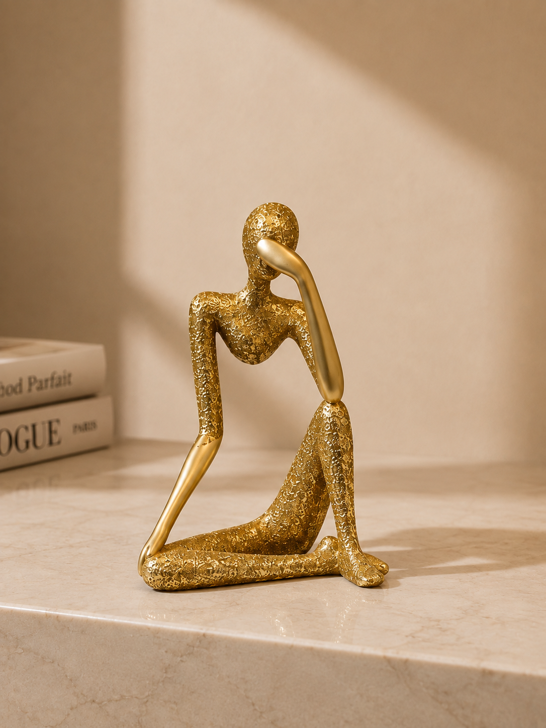 Golden Thinking Figure