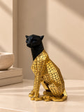 Black & Gold Panther Sculptures