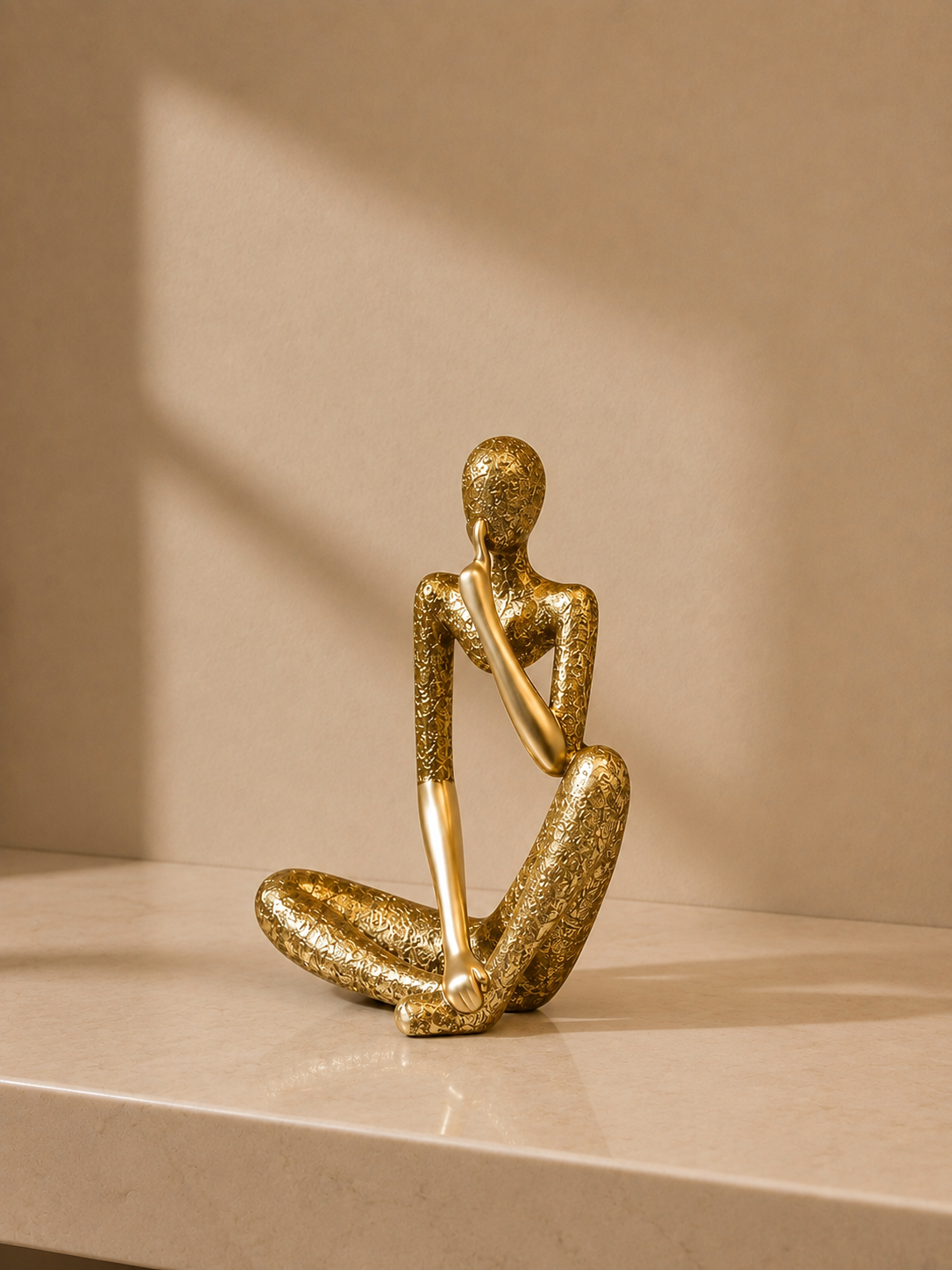 Golden Thinking Figure
