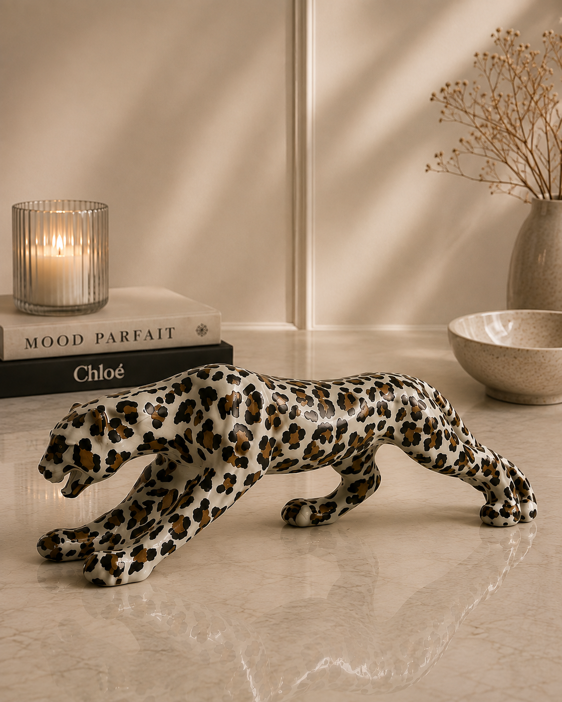 Leopard Sculpture