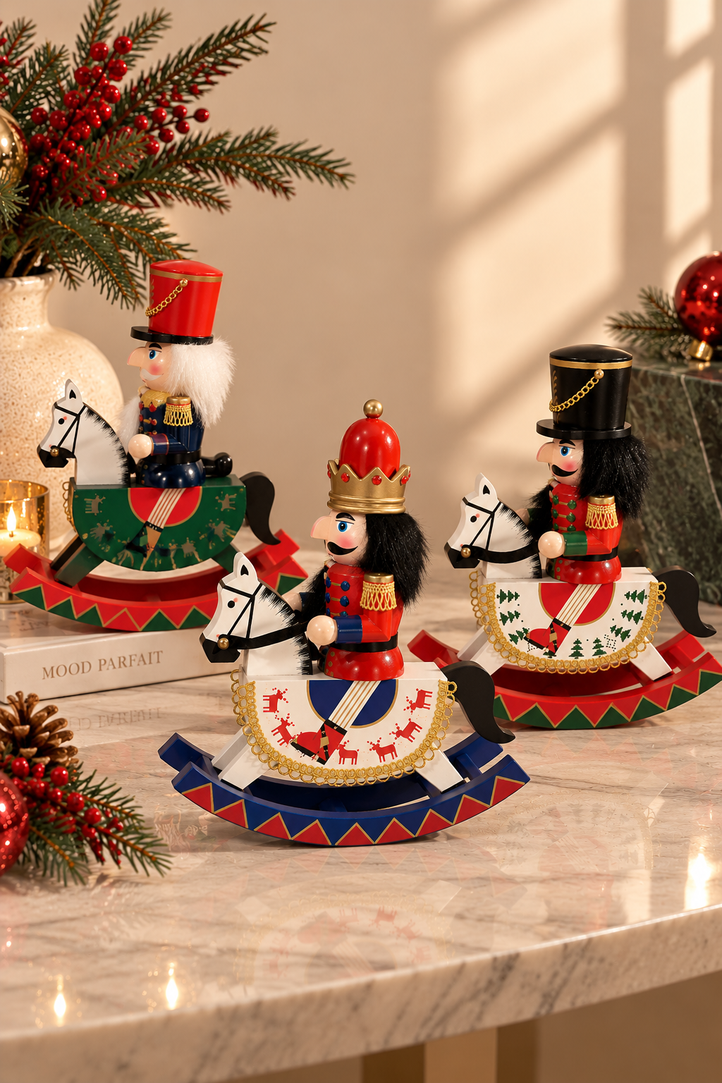 Christmas Nutcracker Rocking Horse