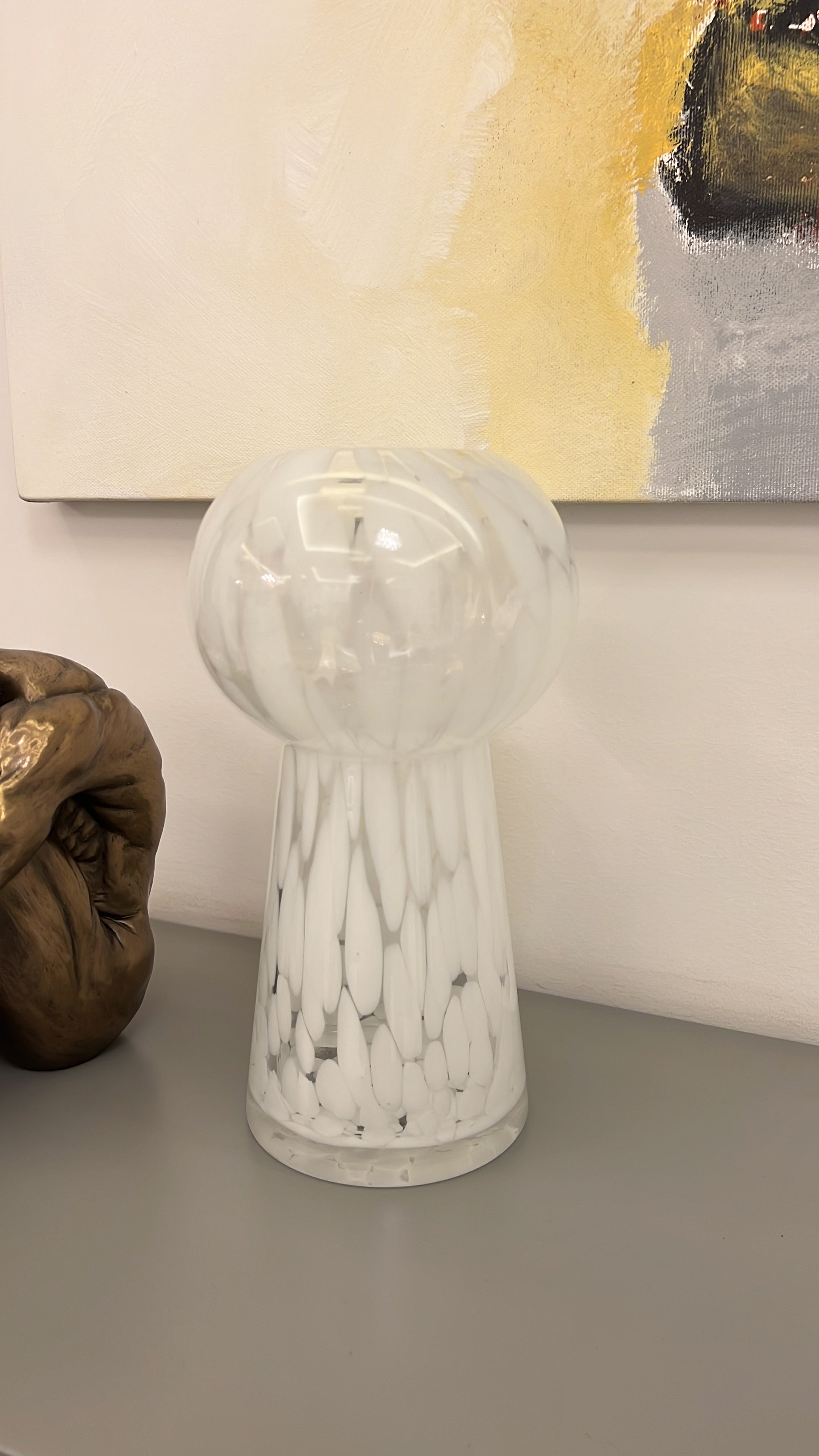 Mushroom Glass Vase