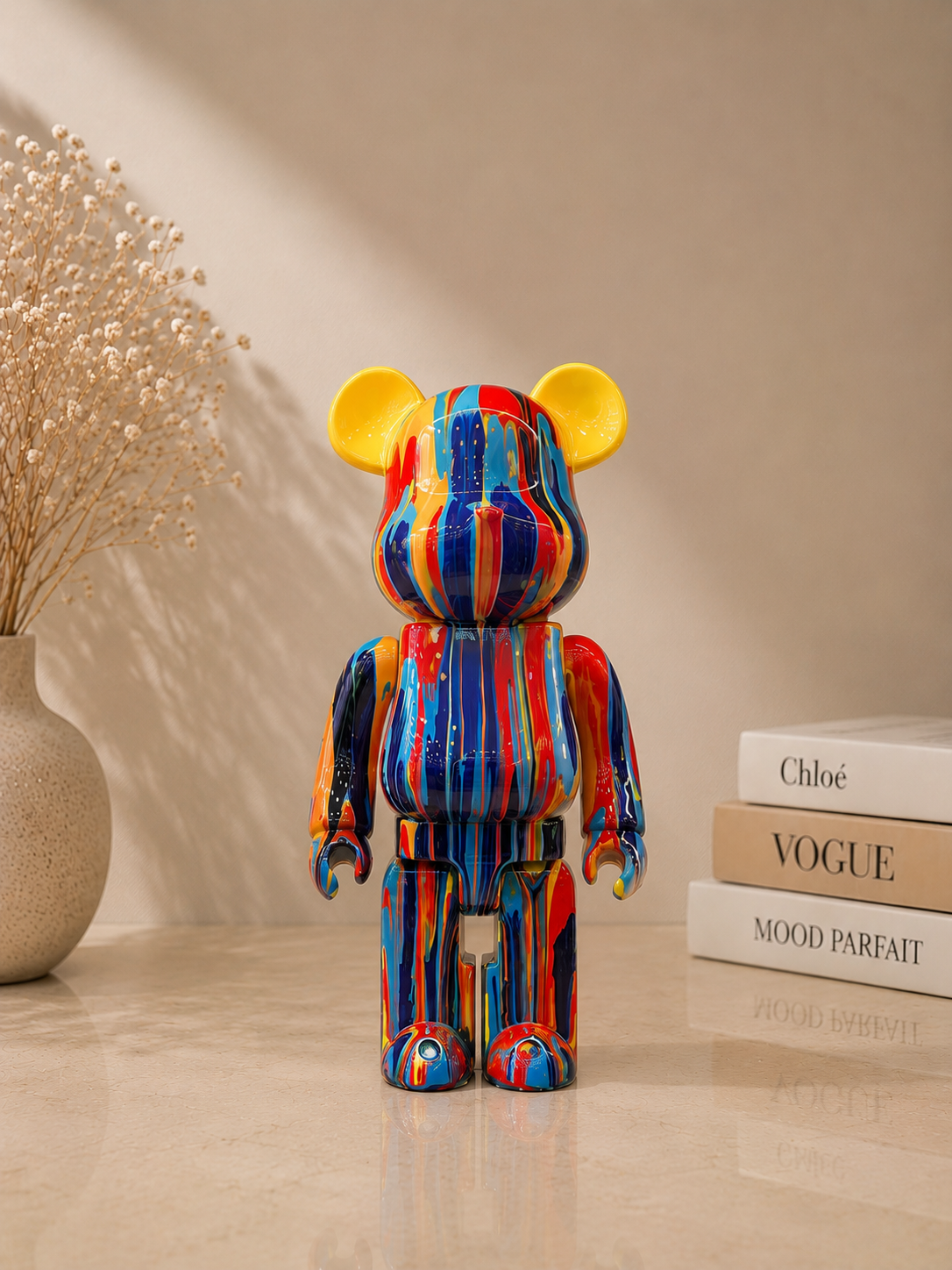 Color Splash Bear Sculpture
