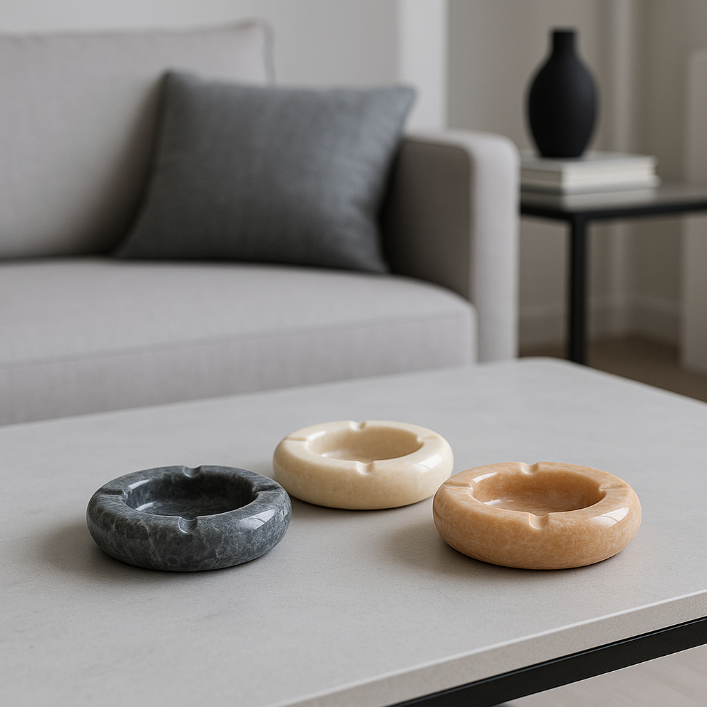 Marble Ashtray - Modern luxe design