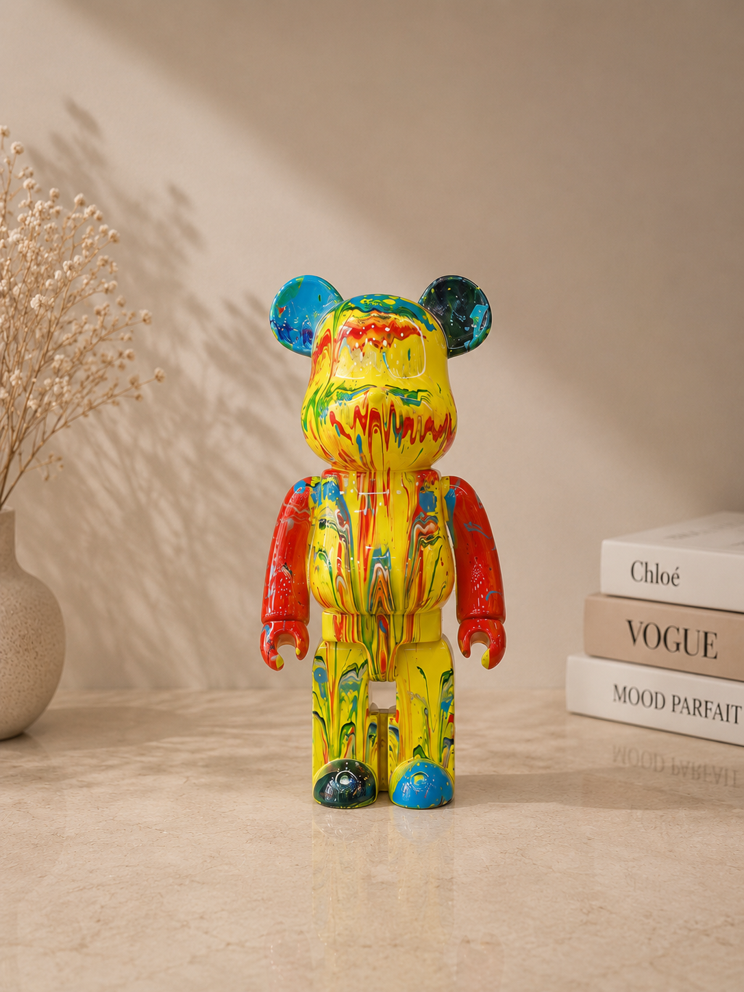 Color Splash Bear Sculpture