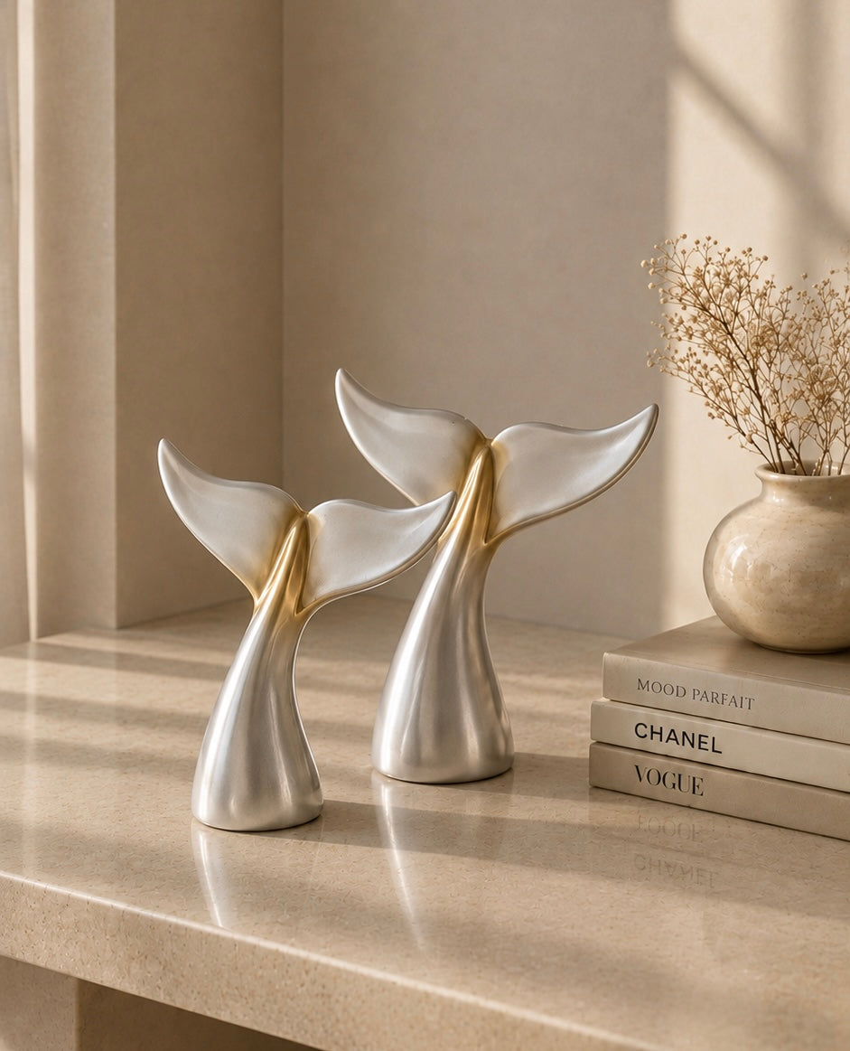 Whale Tail Sculpture