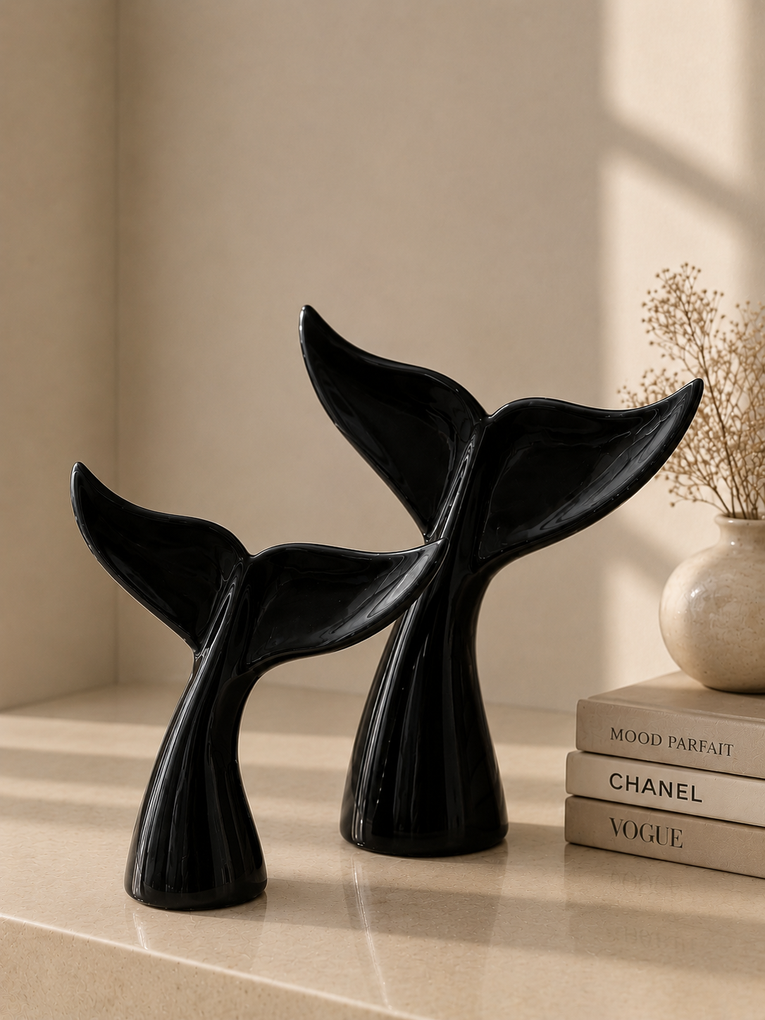 Whale Tail Sculpture
