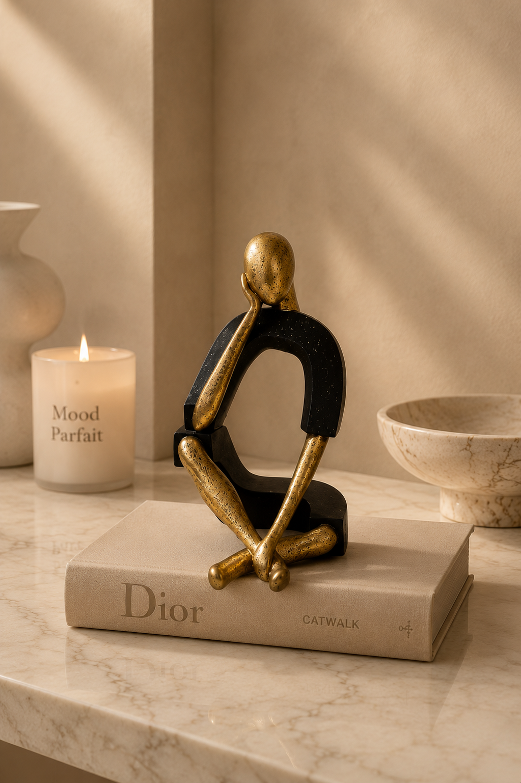 Golden Thinking Figure