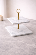 Marble 2 Layers Tray
