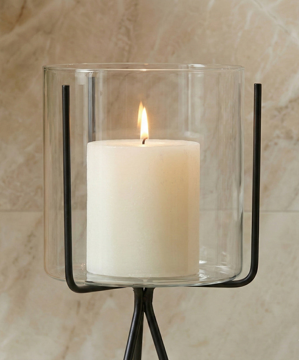 🕯️ Mood Parfait – Large Round Pillar Candle (15 × 15 cm)