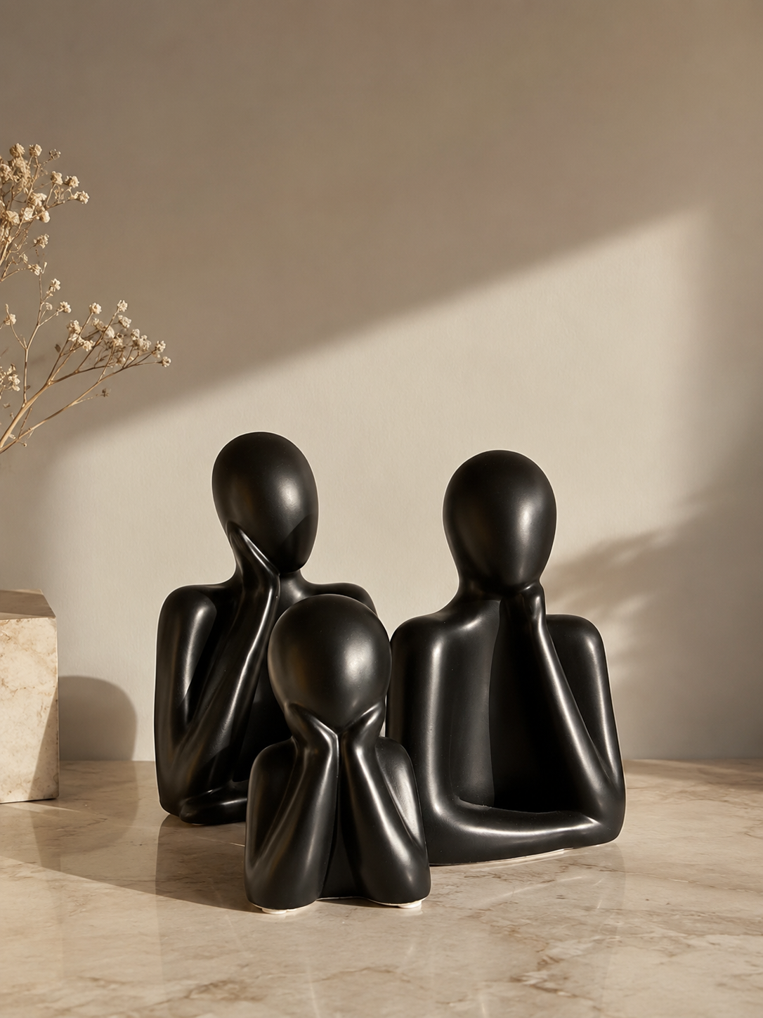 Abstract Family Sculpture Set