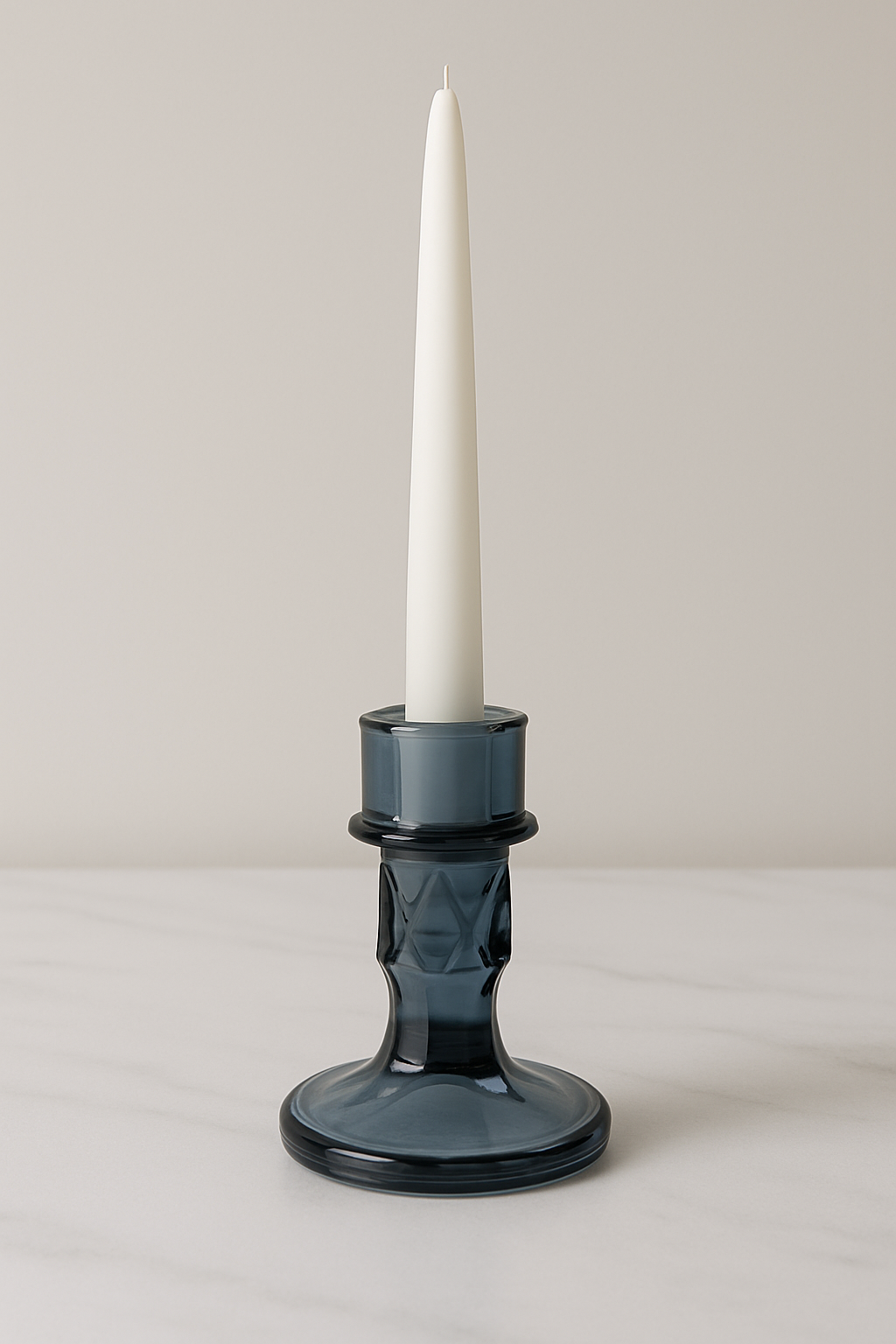Modern glass candle holder