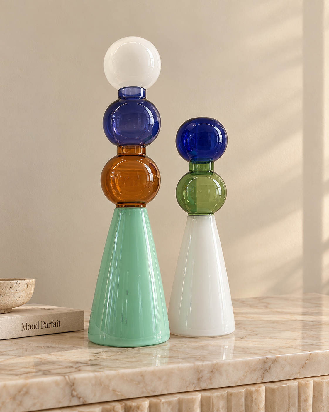 Christmas Vases with a Twist ( Set of 2 )