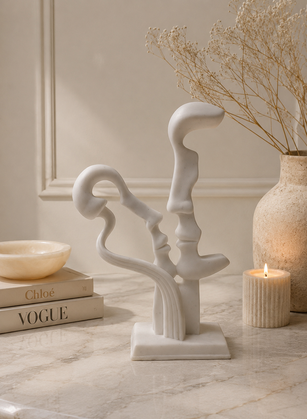 Abstract Duo Sculpture