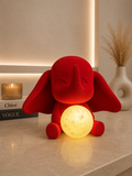 Velvet Elephant Moon Lamp