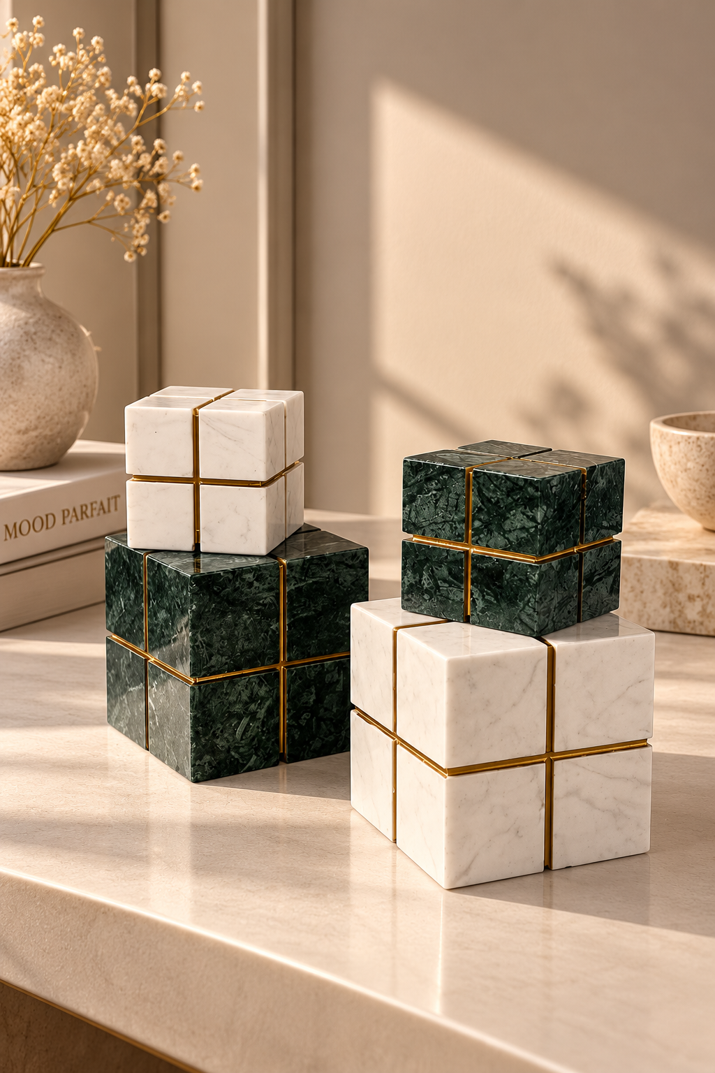 Marble Decorative Cubes