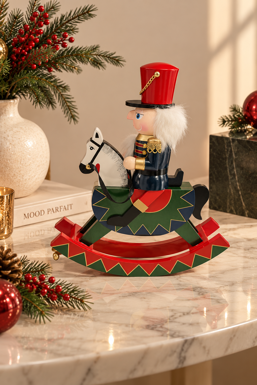 Christmas Nutcracker Rocking Horse