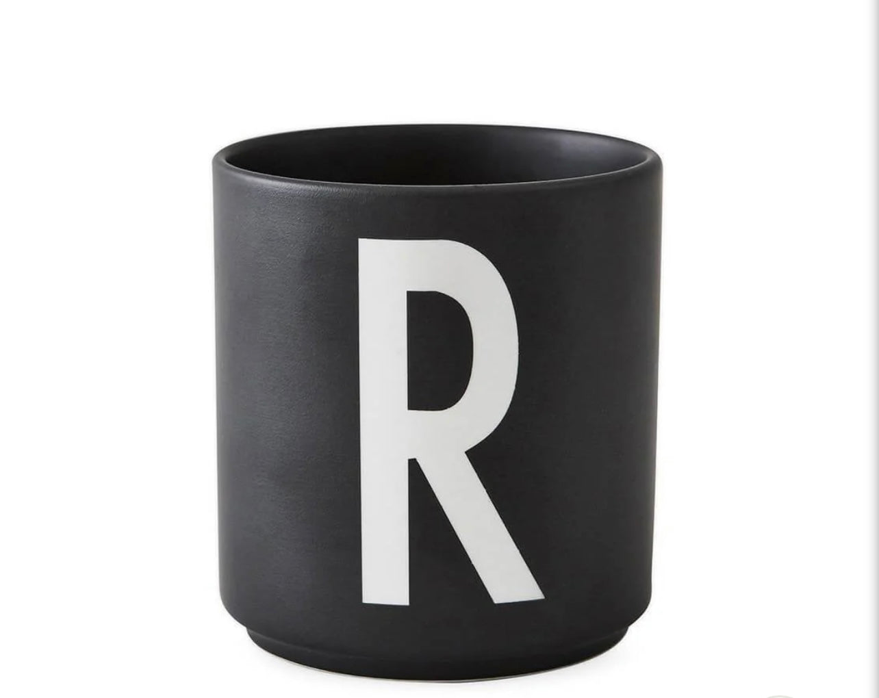 Design Letters Porcelain Cup Black Matte