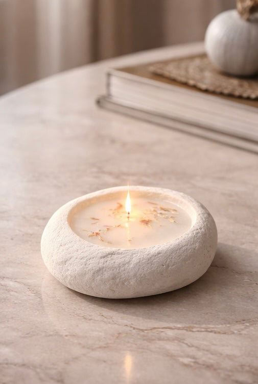 Soft Candle with Rose