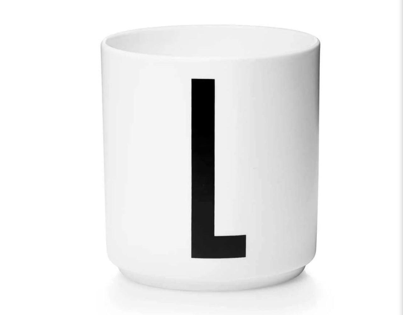 Design Letters Porcelain Cup
