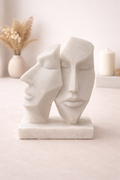 Abstract Face Sculpture – Dual Faces
