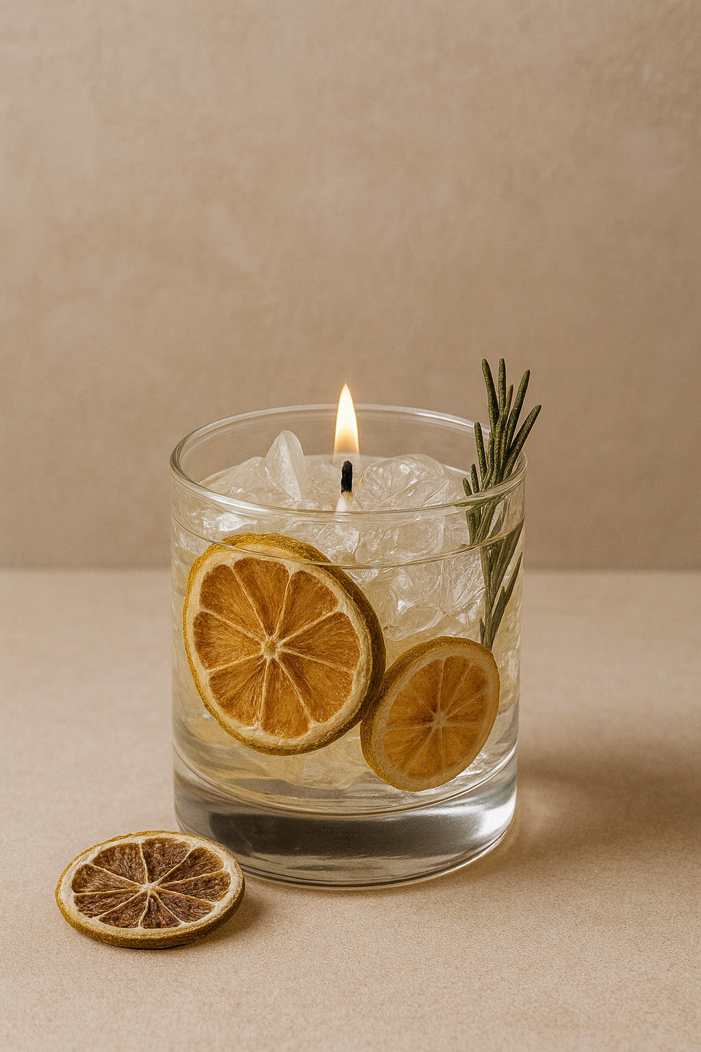Scented Gin Tonic ice candle