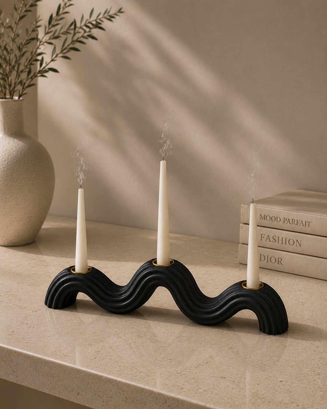 Wave Candle Holder