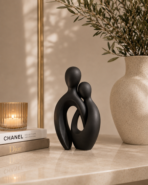 Abstract Couple Sculpture