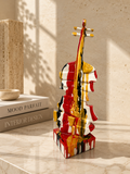 Abstract Violin Art Sculpture