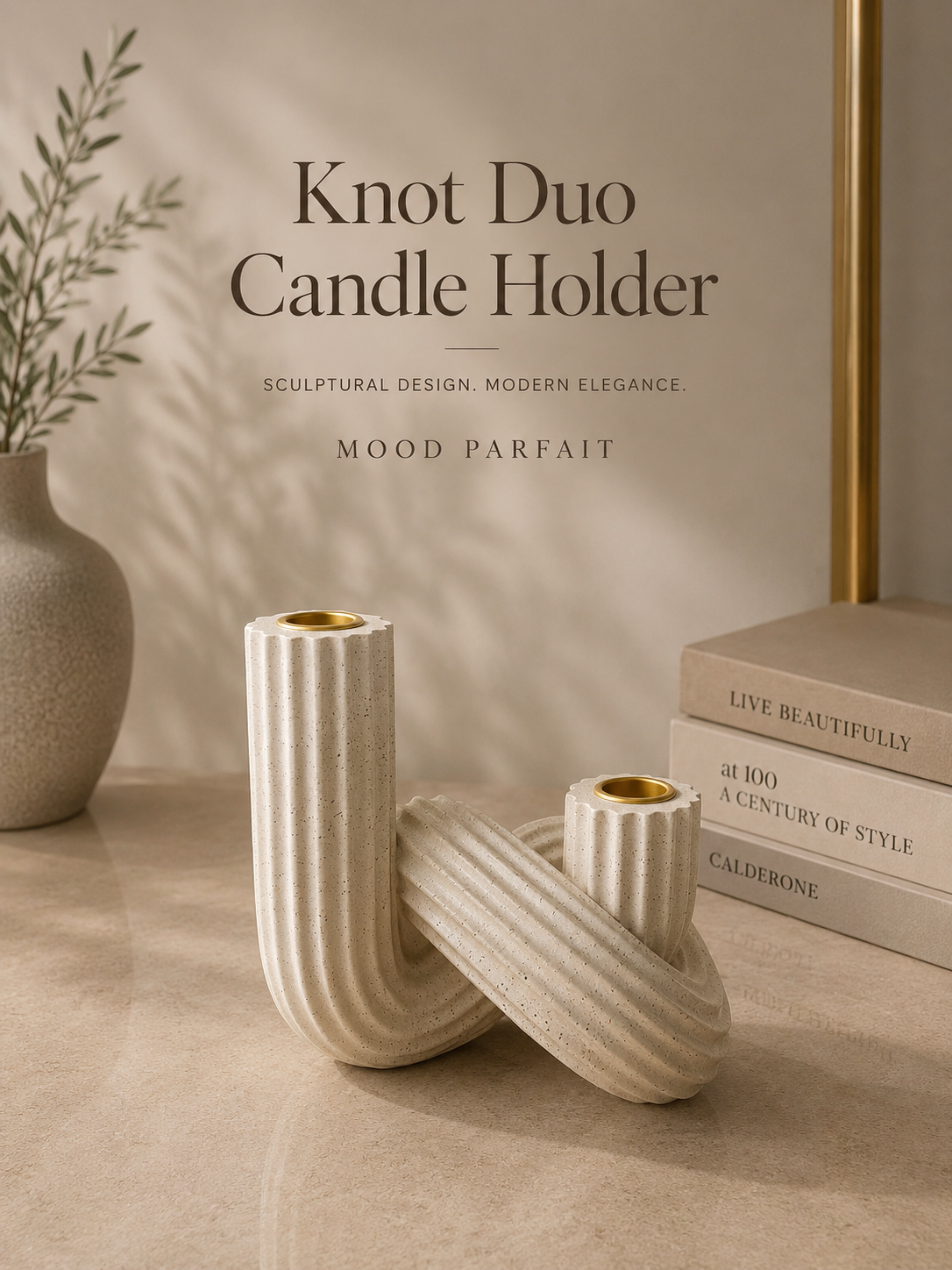 Knot Duo Candle Holder