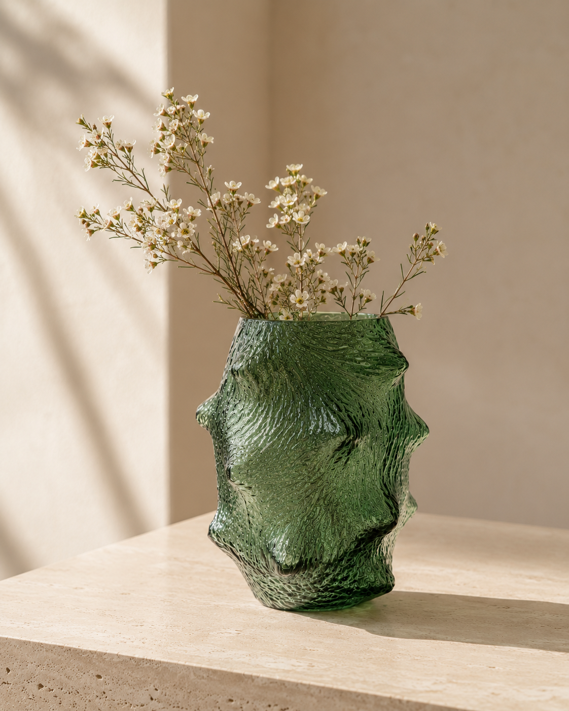 Glass Sculptural Vase