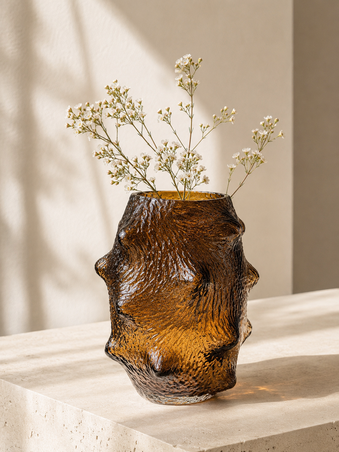 Glass Sculptural Vase