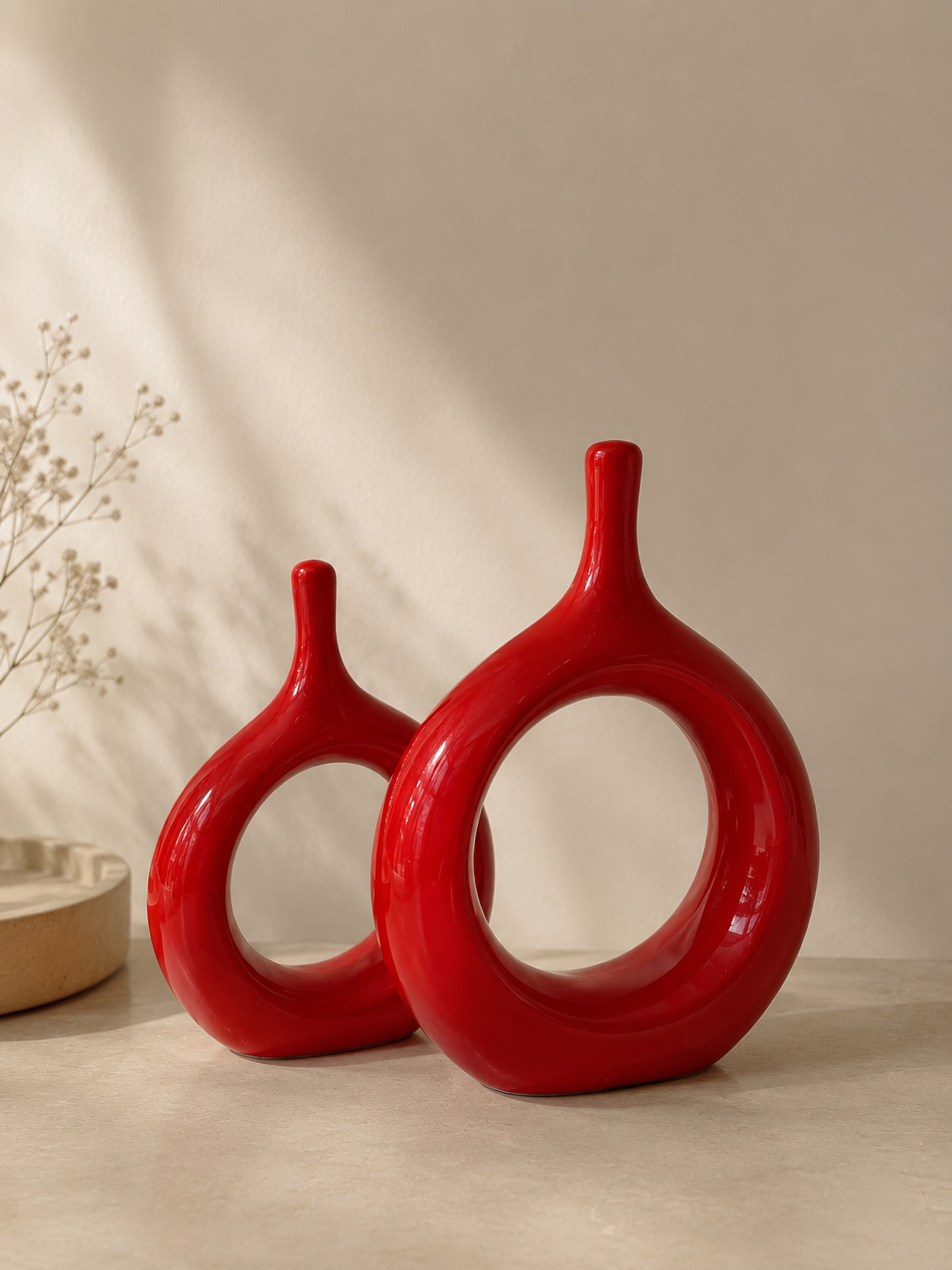 Modern Loop sculpture Set of 2