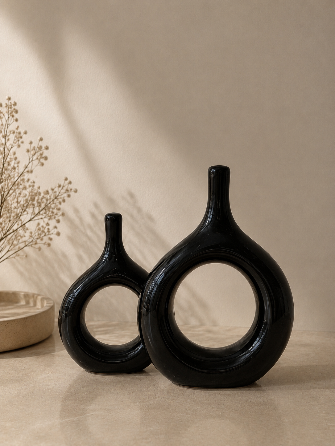 Modern Loop sculpture Set of 2