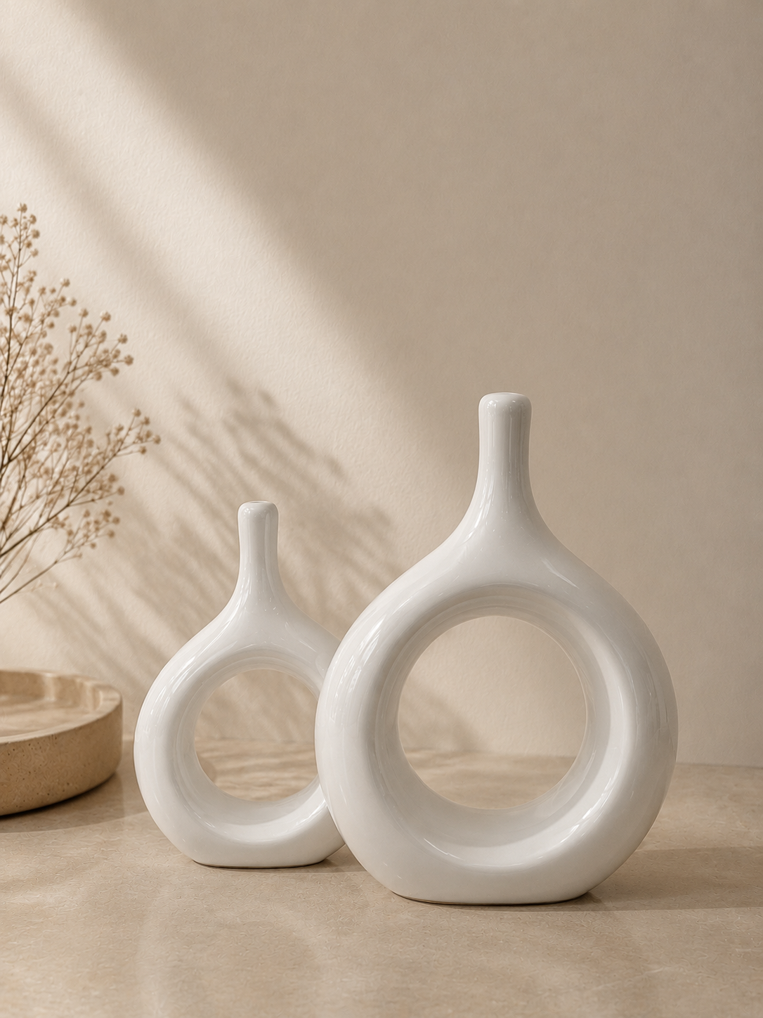 Modern Loop sculpture Set of 2