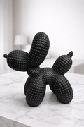Textured Balloon Dog Sculpture