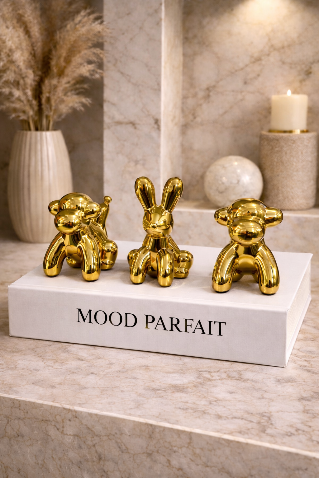 Gold Animal decor pieces