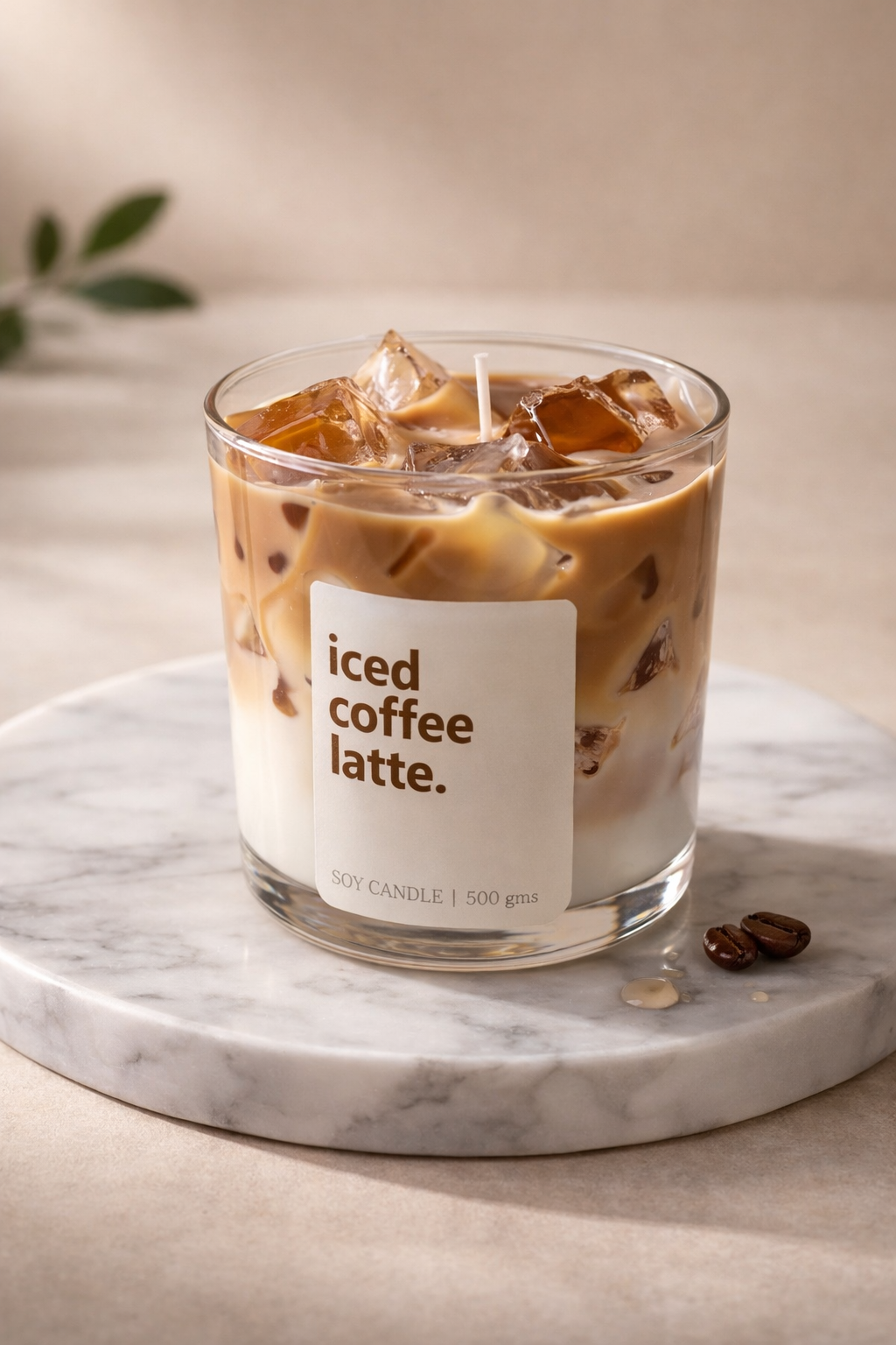 Iced Coffee Latte Candle