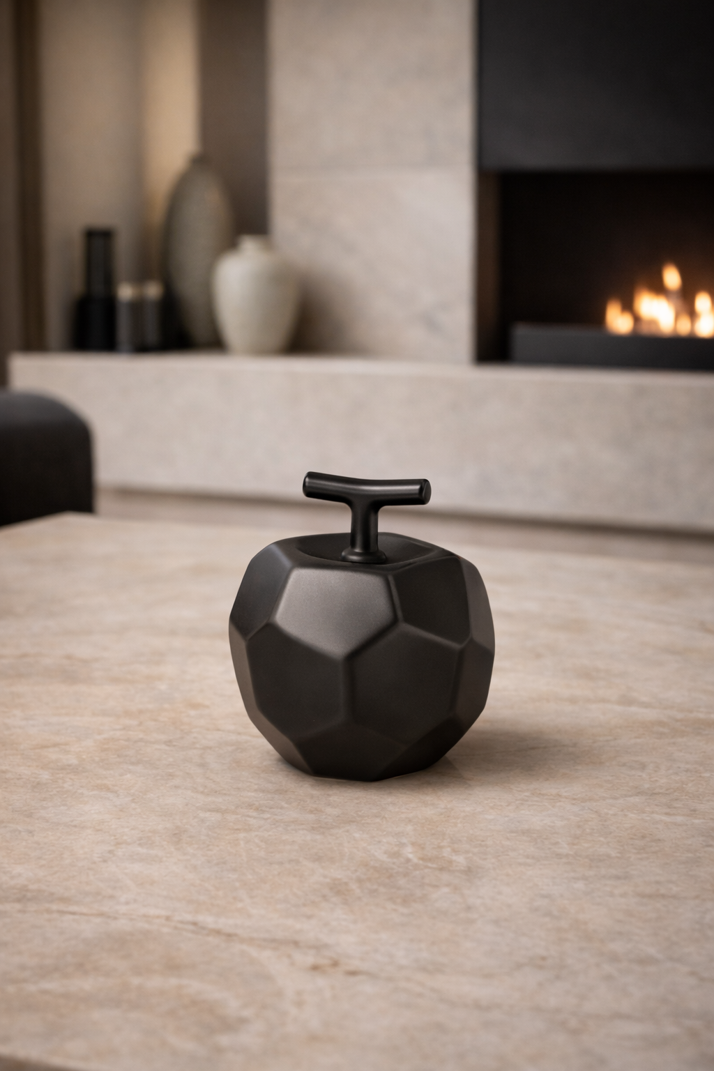 Modern Black Apple Decor