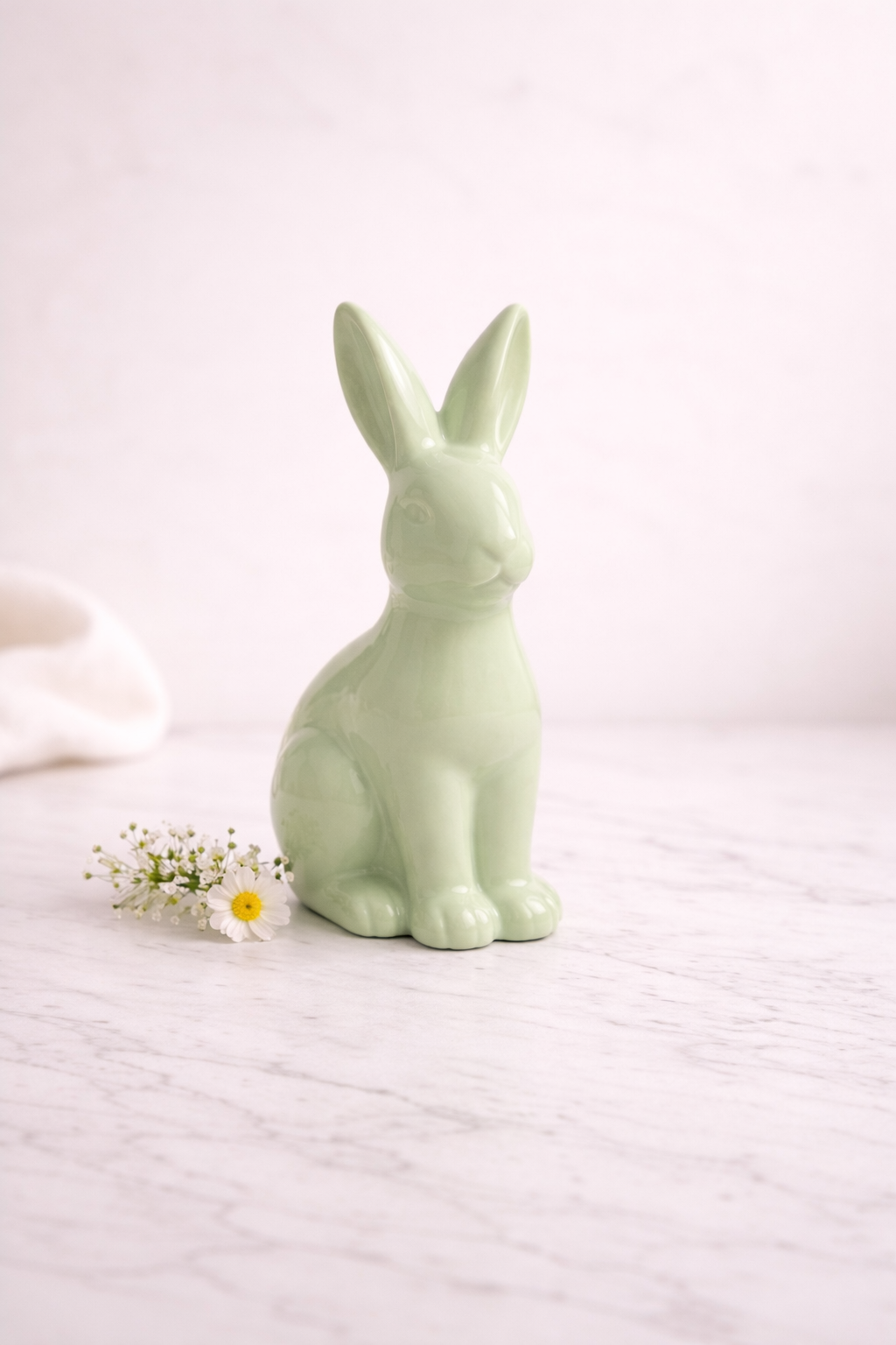 Ceramic Bunny Decor Pastel Collection