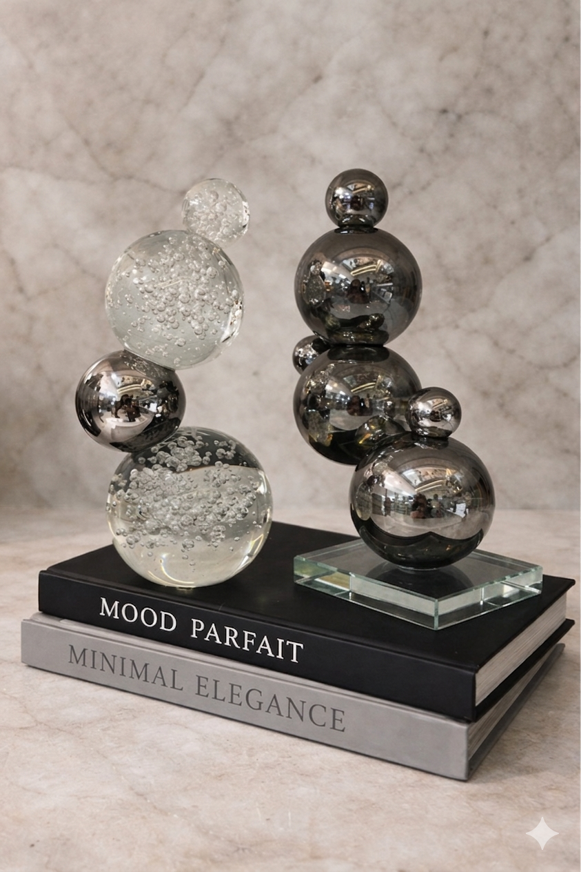 Glass Sculptural Decor Piece