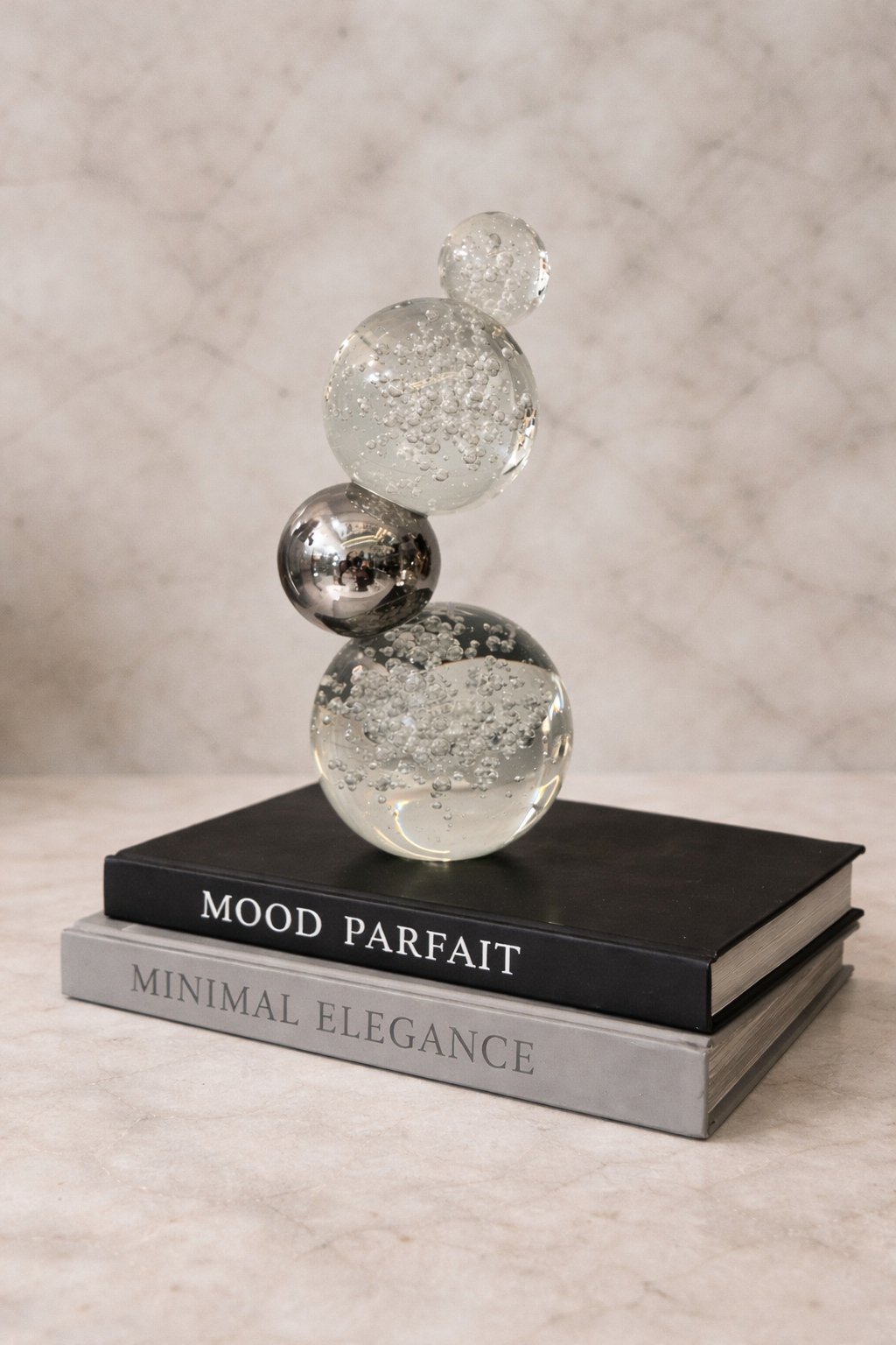 Glass Sculptural Decor Piece