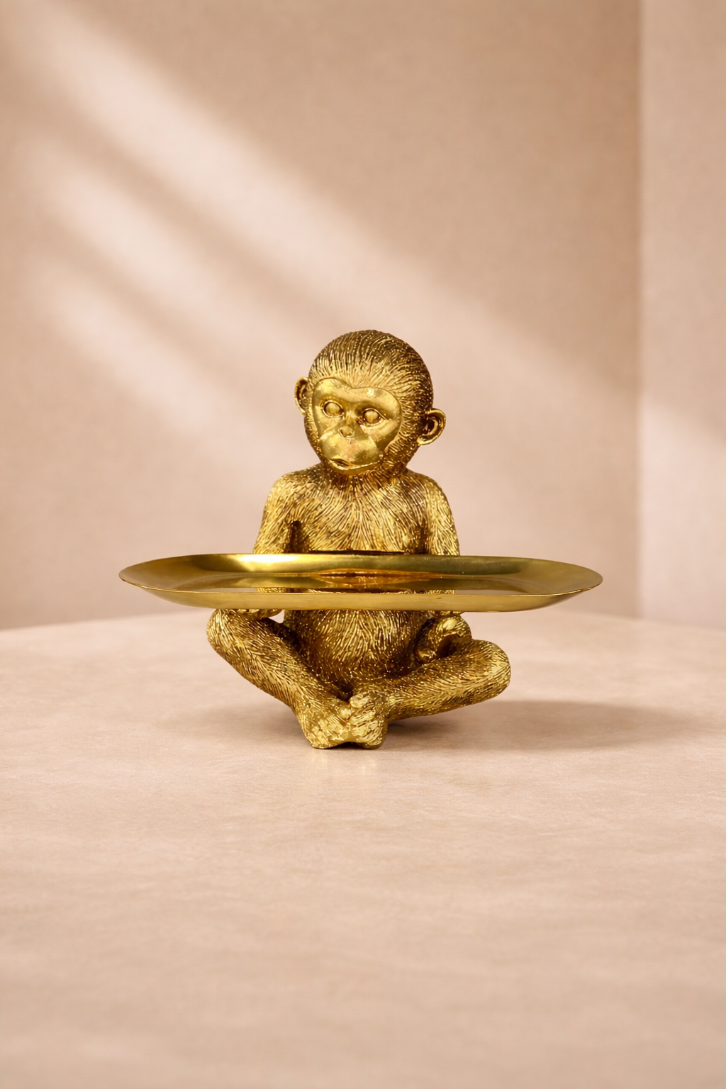 Golden Monkey Tray Decor