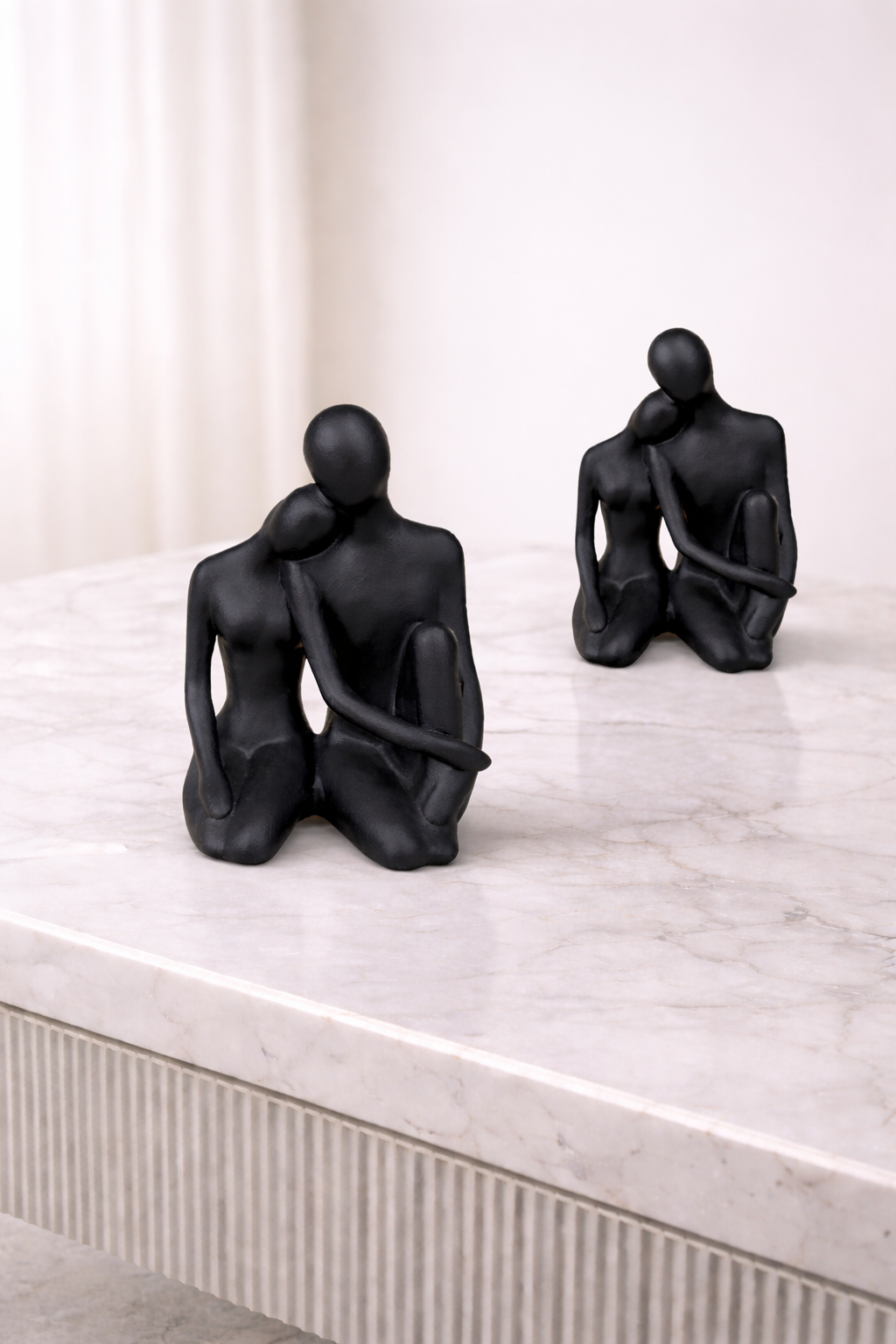 Abstract Couple Sculpture